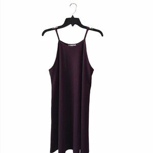 Wallflower Burgundy Spaghetti Strap Slip Dress